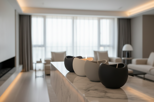 Liora Sculptural Candle Set