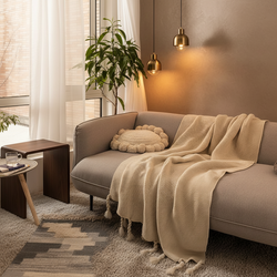Arden Knitted Throw Blanket