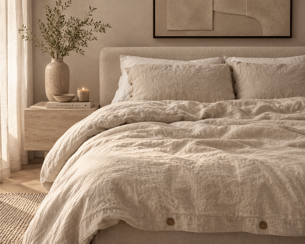 Avela Washed Linen Duvet Set