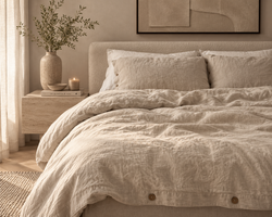 Avela Washed Linen Duvet Set