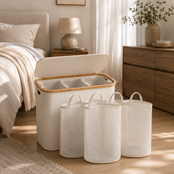 Hana Bamboo Foldable Laundry Basket