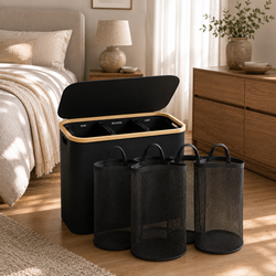 Hana Bamboo Foldable Laundry Basket