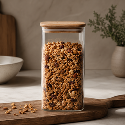 Kova Square Glass Airtight Storage Jar