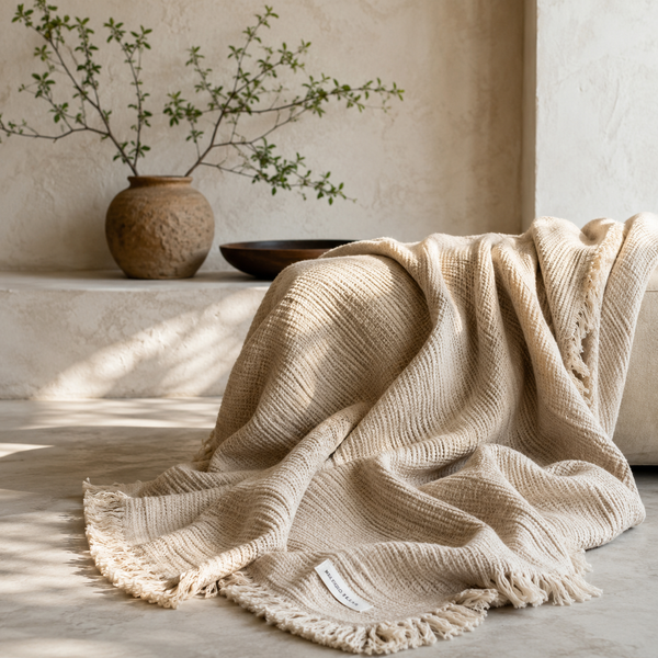Maia Tassel Cotton Throw