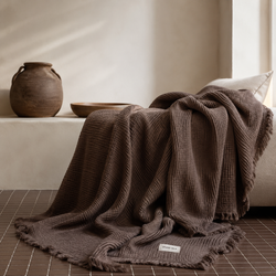 Maia Tassel Cotton Throw