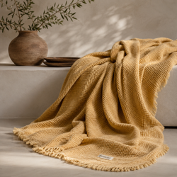Maia Tassel Cotton Throw