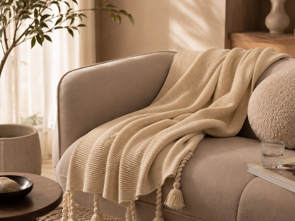 Arden Knitted Throw Blanket