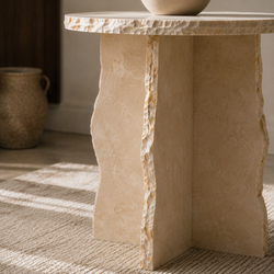 Sora Cave Marble Side Table