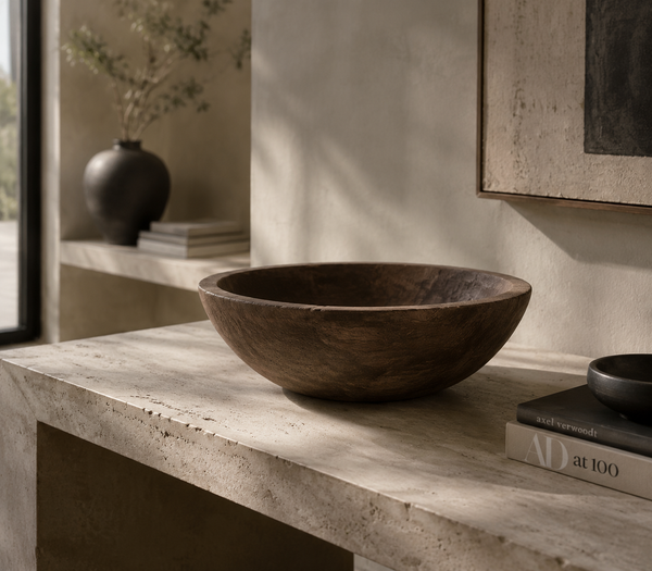 Orin Solid Wood Bowl