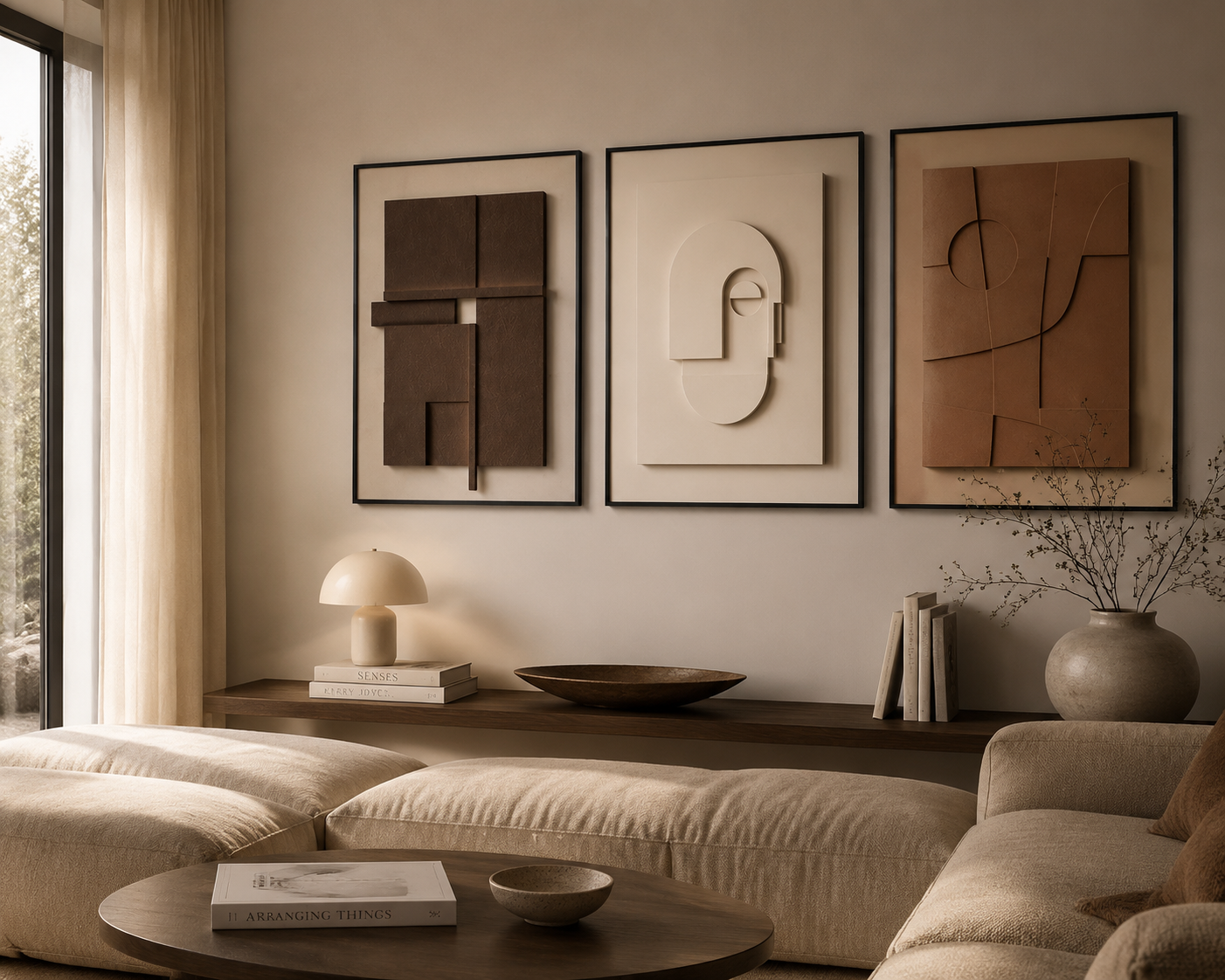 Aro Geometric Abstract Wall Art