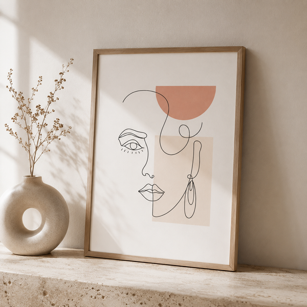 Muse Modern Female Wall Art