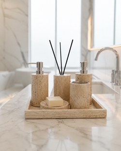 Liora Travertine Bathroom Collection