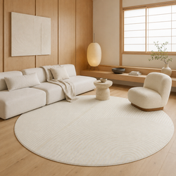Seren Round Textured Rug