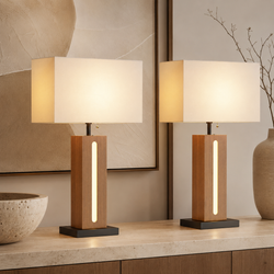 Vale Dimmable Table Lamp Set