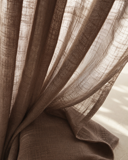 Kyra Linen Half Shade Curtain