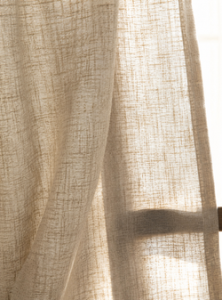 Kyra Linen Half Shade Curtain