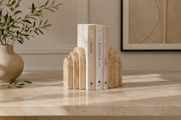Lyra Marble Bookend