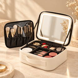 Elara LED Travel Beauty Case