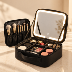 Elara LED Travel Beauty Case