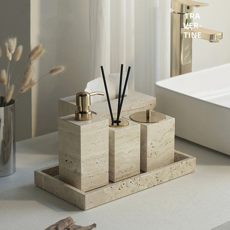 Natural Stone Bathroom Set