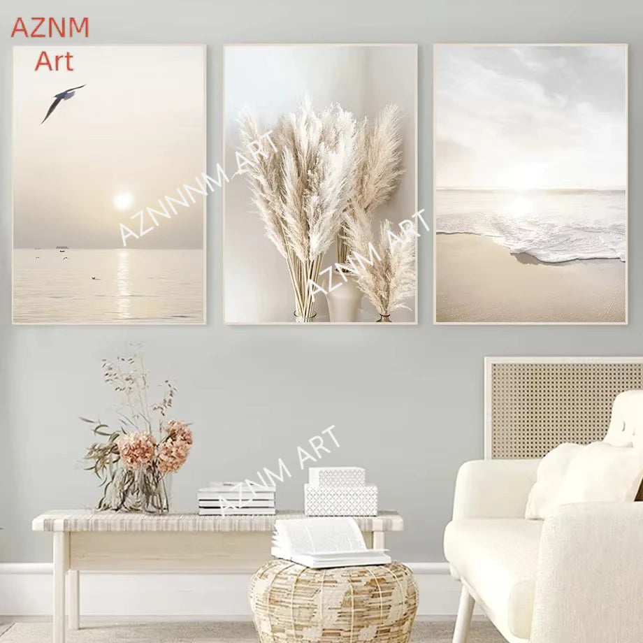 Coastal Reed Canvas Print