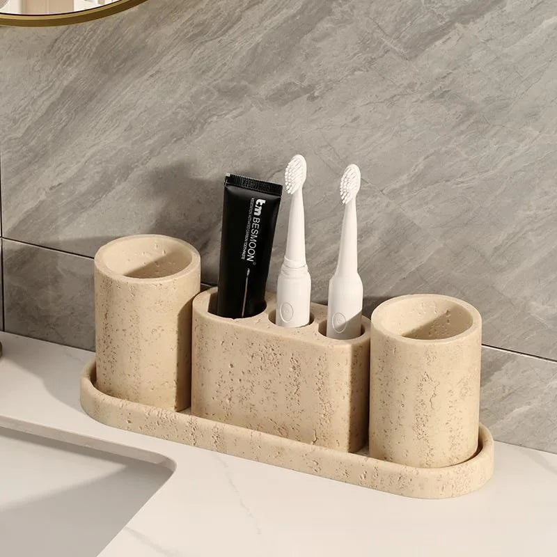 Limestone Bathroom Accessories Set