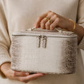 Embossed Leather Vanity Case