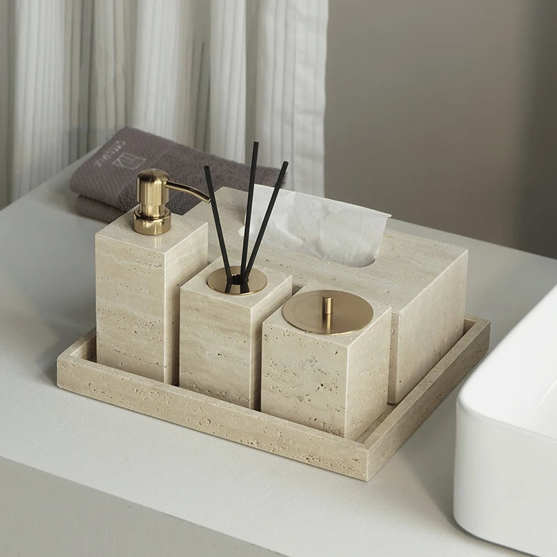 Natural Stone Bathroom Set