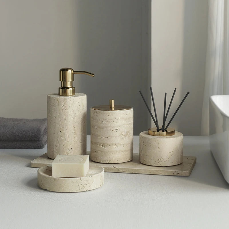 Natural Stone Bathroom Set